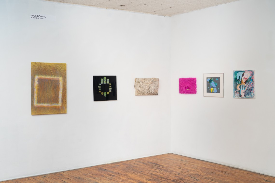 Work by Jerome Acks, Jan Christopher-Berkson, Sam Jaffe, Laura Mackin, Bobbi Meier and Kaylee Wyant curated by Adds Donna.